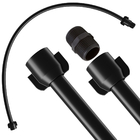 Engate Mangueira Flexível Para Descarga 50cm X 1/2" Preto | A